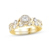 Thumbnail Image 0 of XO from KAY Diamond Bridal Set 5/8 ct tw Round-cut 10K Yellow Gold