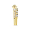 Thumbnail Image 1 of XO from KAY Diamond Bridal Set 5/8 ct tw Round-cut 10K Yellow Gold