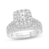 Thumbnail Image 0 of Diamond Halo Bridal Set 2-3/4 ct tw Round-cut 14K White Gold
