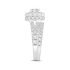Thumbnail Image 2 of Diamond Halo Bridal Set 2-3/4 ct tw Round-cut 14K White Gold