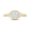 Thumbnail Image 3 of THE LEO First Light Diamond Princess-Cut Engagement Ring 3/4 ct tw 14K Two-Tone Gold