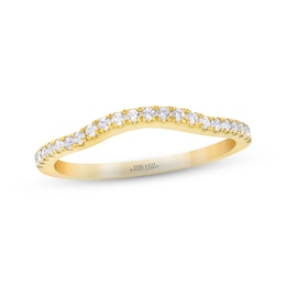 THE LEO First Light Diamond Wedding Band 1/5 ct tw Round-cut 14K Yellow Gold