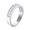 Thumbnail Image 2 of Men's THE LEO Ideal Cut Diamond Wedding Band 3/4 ct tw 14K White Gold