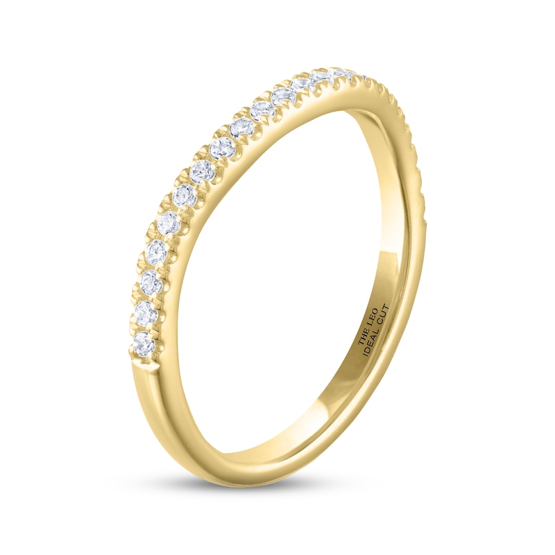 Main Image 2 of THE LEO Ideal Cut Diamond Wedding Band 1/5 ct tw 14K Yellow Gold