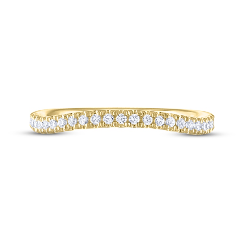 Main Image 3 of THE LEO Ideal Cut Diamond Wedding Band 1/5 ct tw 14K Yellow Gold