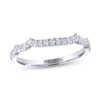 Thumbnail Image 0 of THE LEO Diamond Wedding Band 1/4 ct tw Round-cut 14K White Gold