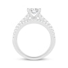 Thumbnail Image 3 of Certified Princess-Cut Ideal Diamond Bridal Set 1-1/6 ct tw 14K White Gold