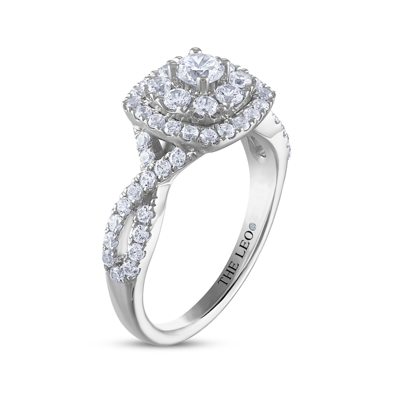 Main Image 2 of THE LEO Diamond Round-Cut Engagement Ring 1 ct tw 14K White Gold