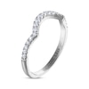 Thumbnail Image 2 of THE LEO Diamond Round-Cut Wedding Band 1/4 ct tw 14K White Gold