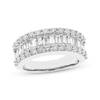 Thumbnail Image 1 of Baguette & Round-Cut Diamond Ring 2 ct tw 14K White Gold