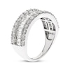 Thumbnail Image 2 of Baguette & Round-Cut Diamond Ring 2 ct tw 14K White Gold