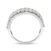 Thumbnail Image 3 of Baguette & Round-Cut Diamond Ring 2 ct tw 14K White Gold