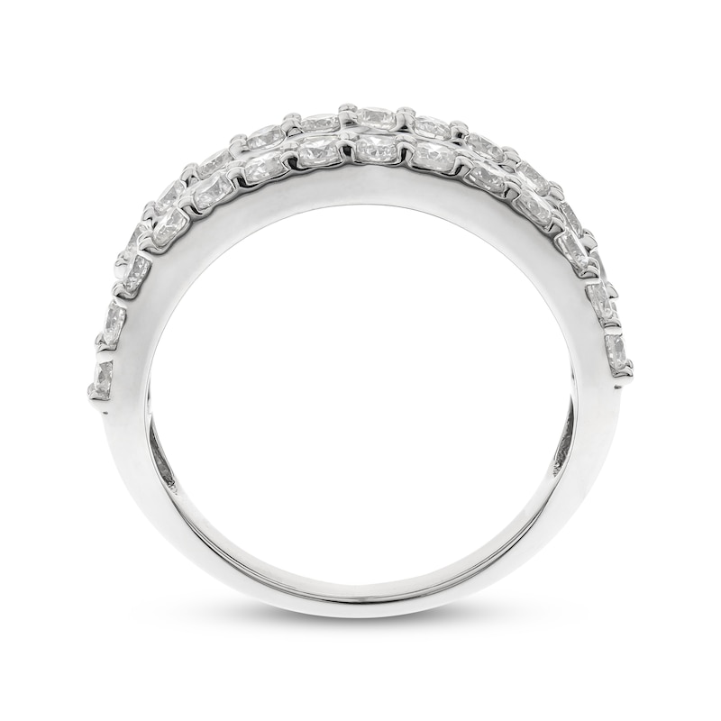 Main Image 3 of Baguette & Round-Cut Diamond Ring 2 ct tw 14K White Gold