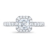 Thumbnail Image 3 of Royal Asscher Grace Diamond Engagement Ring 1 1/4 ct tw Asscher-cut 14K White Gold