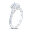 Thumbnail Image 2 of Royal Asscher Victoria Diamond Engagement Ring 1 1/4 ct tw Round 14K White Gold