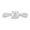 Thumbnail Image 2 of Royal Asscher Amalia Diamond Engagement Ring 1-1/5 ct tw Round 14K White Gold
