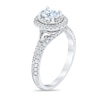 Thumbnail Image 2 of Royal Asscher Danica Diamond Engagement Ring 1 ct tw Oval 14K White Gold