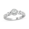 Thumbnail Image 0 of XO from KAY Round-Cut Diamond Halo Engagement Ring 5/8 ct tw 14K White Gold
