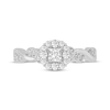 Thumbnail Image 3 of Princess-Cut Diamond Twist Shank Engagement Ring 1/2 ct tw 14K White Gold