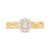 Thumbnail Image 2 of Princess-Cut Diamond Twist Shank Engagement Ring 1/2 ct tw 14K Yellow Gold