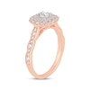 Thumbnail Image 2 of Princess-Cut Diamond Vintage-Inspired Engagement Ring 3/4 ct tw 14K Rose Gold