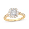 Thumbnail Image 1 of Princess-Cut Diamond Vintage-Inspired Engagement Ring 3/4 ct tw 14K Yellow Gold