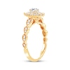 Thumbnail Image 2 of Pear-Shaped Diamond Vintage-Inspired Engagement Ring 1/2 ct tw 14K Yellow Gold