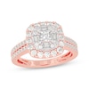 Thumbnail Image 0 of Princess-Cut Diamond Engagement Ring 1-1/5 ct tw 14K Rose Gold