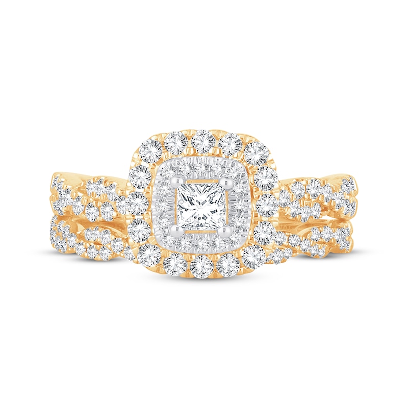 Diamond Bridal Set 4 Carats tw 14K Yellow Gold