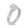 Thumbnail Image 1 of Princess-Cut Diamond Bridal Set 1/2 ct tw 14K White Gold