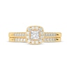 Thumbnail Image 2 of Princess-Cut Diamond Bridal Set 1/2 ct tw 14K Yellow Gold