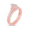 Thumbnail Image 1 of Pear-Shaped Diamond Bridal Set 1/2 ct tw 14K Rose Gold