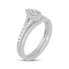 Thumbnail Image 2 of Pear-Shaped Diamond Bridal Set 1/2 ct tw 14K White Gold