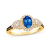 Thumbnail Image 1 of Le Vian Sapphire Ring 1/2 ct tw Diamonds 14K Honey Gold