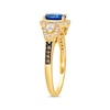 Thumbnail Image 2 of Le Vian Sapphire Ring 1/2 ct tw Diamonds 14K Honey Gold