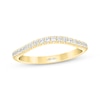 Thumbnail Image 1 of THE LEO First Light Diamond Curved Wedding Band 1/4 ct tw 14K Yellow Gold