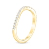 Thumbnail Image 2 of THE LEO First Light Diamond Curved Wedding Band 1/4 ct tw 14K Yellow Gold