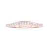 Thumbnail Image 3 of THE LEO First Light Diamond Curved Wedding Band 1/4 ct tw 14K Rose Gold