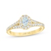 Thumbnail Image 0 of THE LEO First Light Diamond Oval-Cut Engagement Ring 3/4 ct tw 14K Yellow Gold