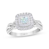 Thumbnail Image 1 of THE LEO First Light Diamond Princess-Cut Engagement Ring 3/4 ct tw 14K White Gold