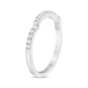 Thumbnail Image 1 of THE LEO First Light Diamond Notched Wedding Band 1/5 ct tw 14K White Gold