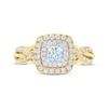 Thumbnail Image 2 of THE LEO First Light Diamond Princess-Cut Engagement Ring 3/4 ct tw 14K Two-Tone Gold