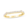 Thumbnail Image 1 of THE LEO First Light Diamond Notched Wedding Band 1/5 ct tw 14K Yellow Gold