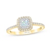 Thumbnail Image 1 of THE LEO First Light Diamond Princess-Cut Engagement Ring 1/2 ct tw 14K Two-Tone Gold