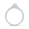 Thumbnail Image 3 of Round-Cut Diamond Three-Stone Bridal Set 1/5 ct tw 10K White Gold