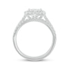 Thumbnail Image 2 of Multi-Diamond Cushion Frame Bridal Set 1 ct tw 10K White Gold