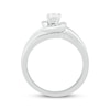 Thumbnail Image 2 of Round-Cut Diamond Bypass Bridal Set 3/8 ct tw 10K White Gold