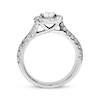 Thumbnail Image 3 of Emerald-Cut Diamond Frame Engagement Ring 1-1/2 ct tw 14K White Gold