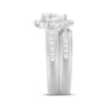 Thumbnail Image 2 of Pear-Shaped Diamond Halo Bridal Set 1-1/2 ct tw 14K White Gold