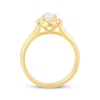 Thumbnail Image 3 of Pear-Shaped Diamond Halo Bridal Set 1-1/2 ct tw 14K Yellow Gold